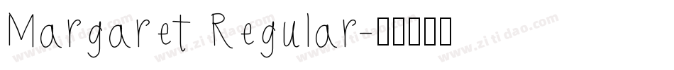Margaret Regular字体转换